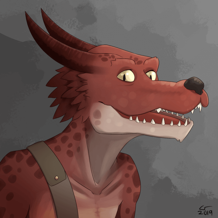 portrait of a kobold from D&D