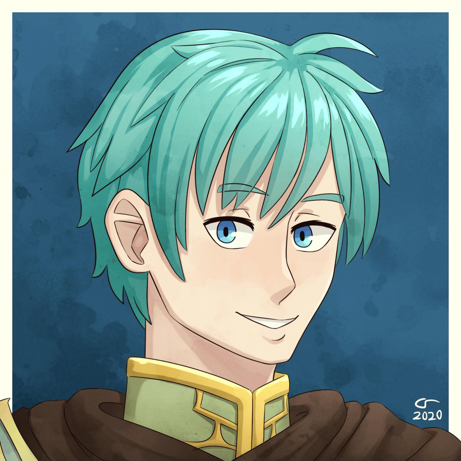 Portrait of Ephraim from Fire Emblem