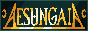 old-timey web button that says 'Aesungaia' in fancy golden lettering.